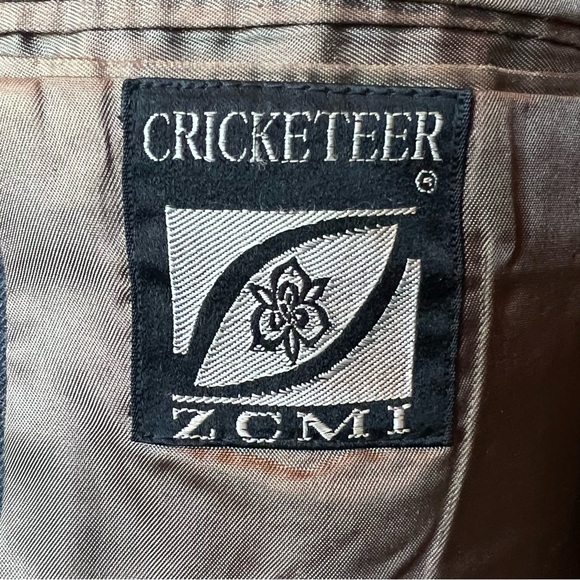 VTG 60's 70's Cricketeer ZCMI Men's Suit USA Jacket 40S Pants 36X32 Gray Blue - Picture 8 of 16